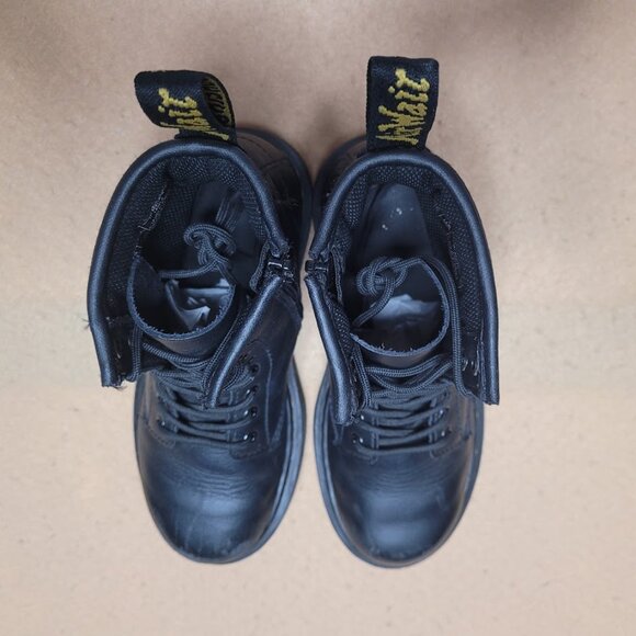 Dr. Martens Junior 1460J Softy T Leather Lace Up Boots Youth Sz 1 - Picture 4 of 11